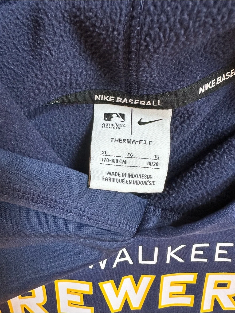 Youth Milwaukee Brewers Sweatshirt (size XL)